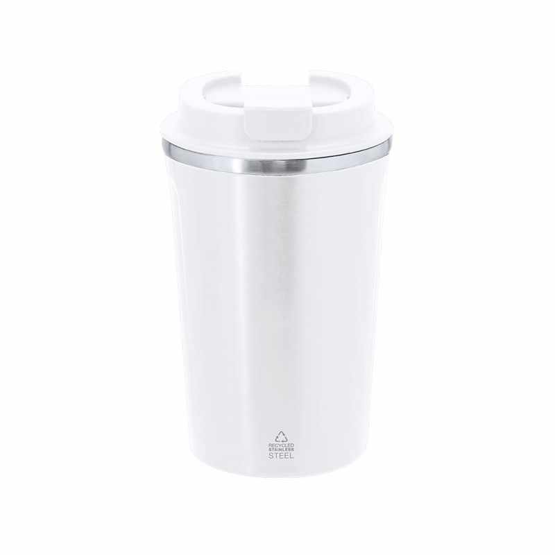 Bicchiere termico in acciaio inox con stampa logo - cod. MK21566