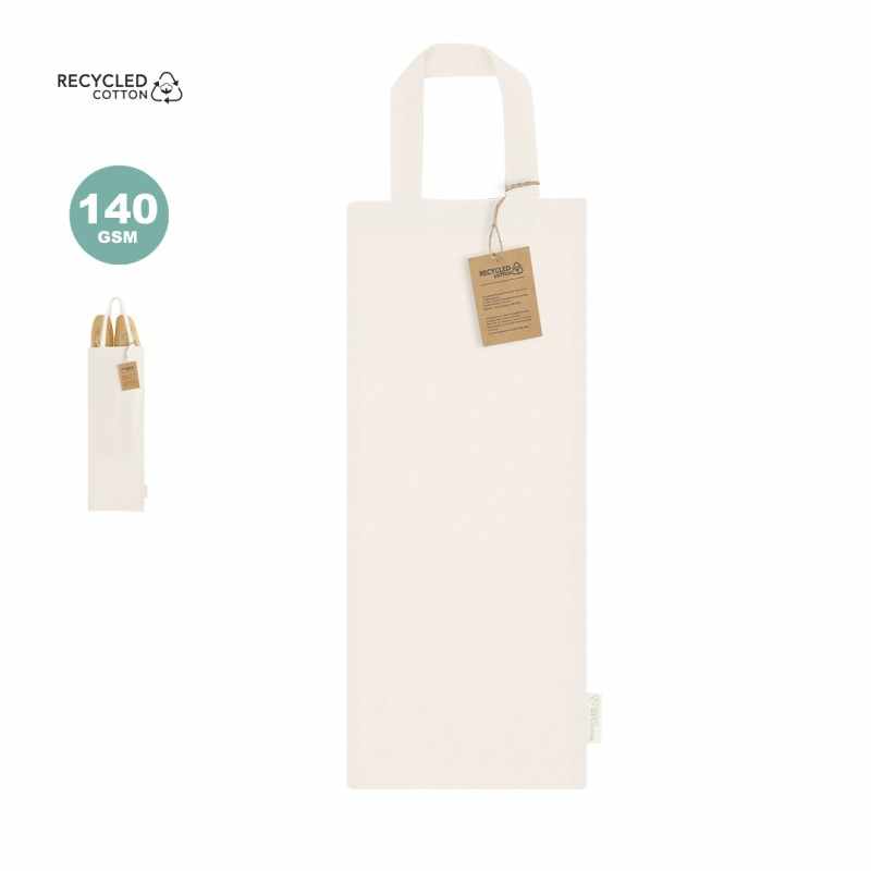 Borsa per bottiglie con scritte f.to 20x50 cm. - cod. MK21626