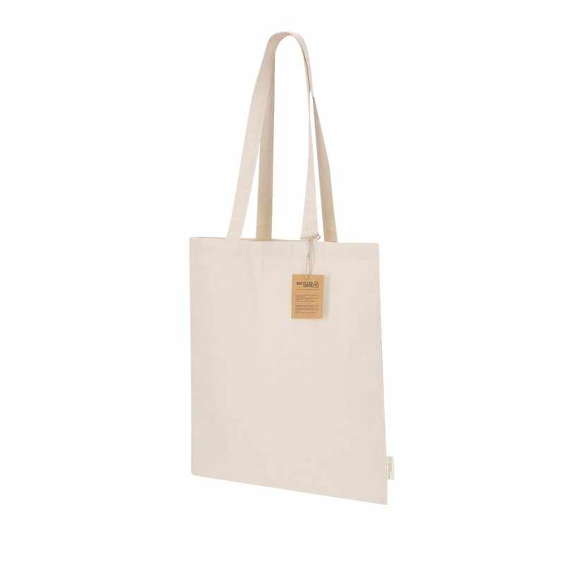 Borsa in cotone riciclato f.to 37x41 cm. - cod. MK21617