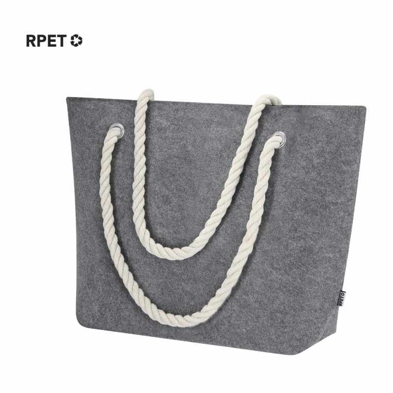 Borsa in feltro riciclato f.to 46x32x13 cm. - cod. MK21625