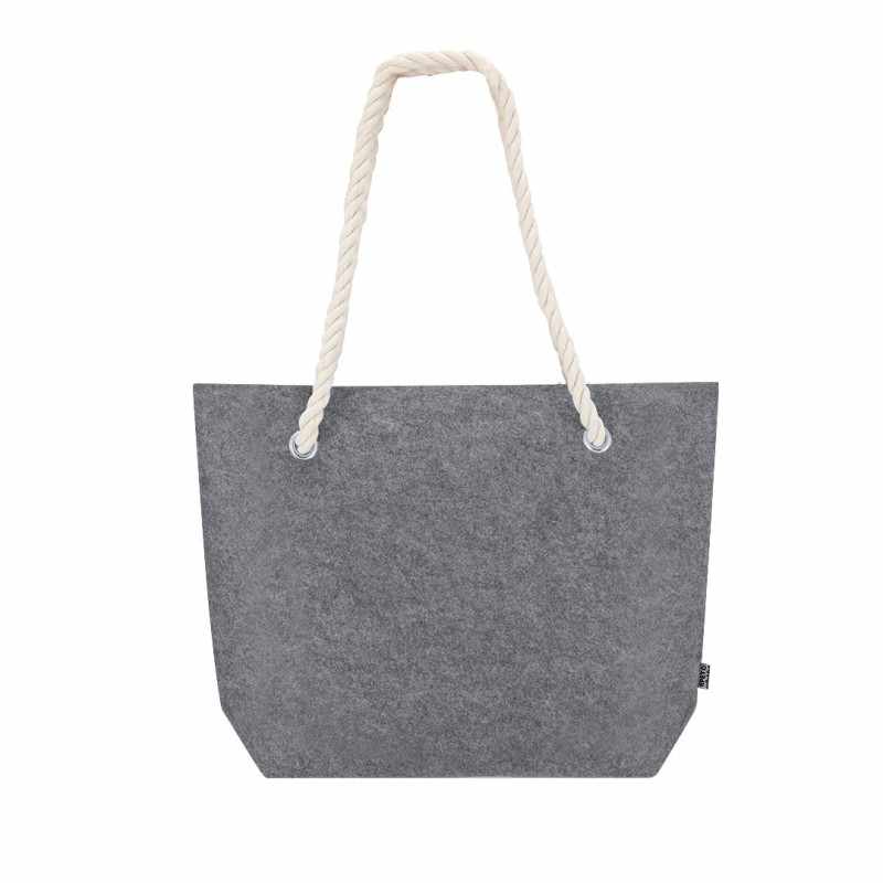 Borsa in feltro riciclato f.to 46x32x13 cm. - cod. MK21625