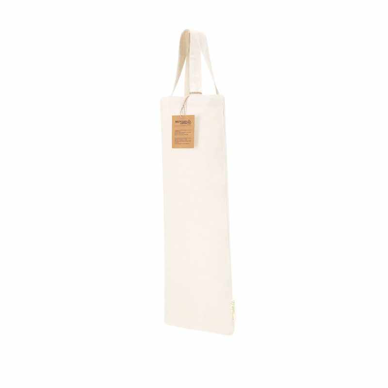 Borsa per bottiglie con scritte f.to 20x50 cm. - cod. MK21626