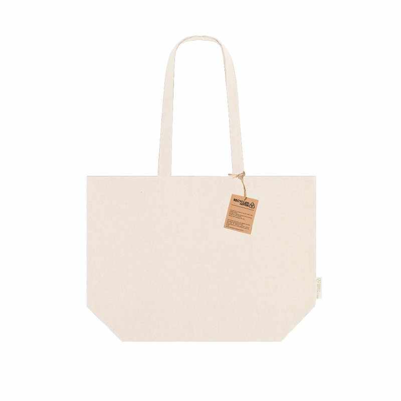 Borsa in cotone f.to 50x36x16 cm. con manici lunghi - cod. MK21649