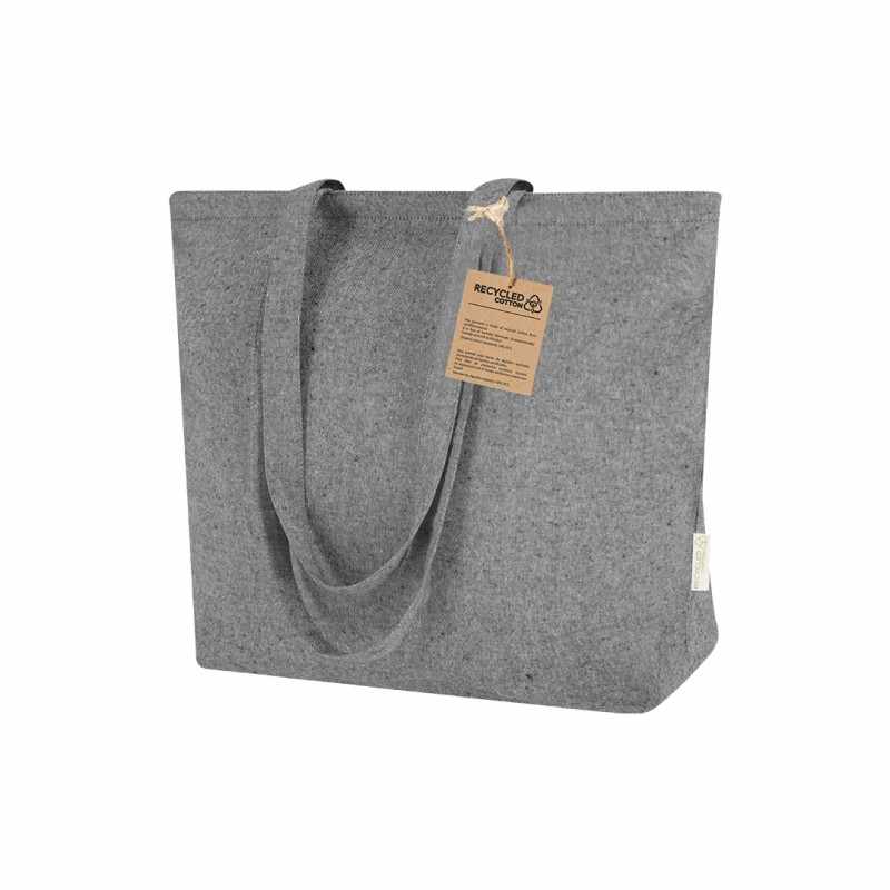 Borsa in cotone f.to 50x36x16 cm. con manici lunghi - cod. MK21649