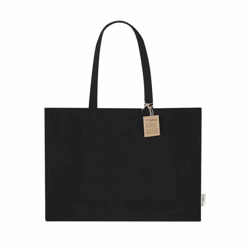 Shopping bags in cotone riciclato f.to 50x36x12 cm. - cod. MK21652
