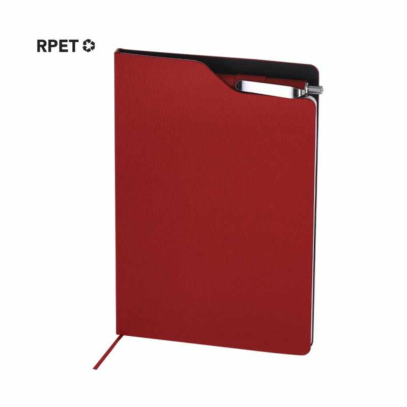 Block Notes da 80 pagine di colore crema a righe con penna - cod. MK21658