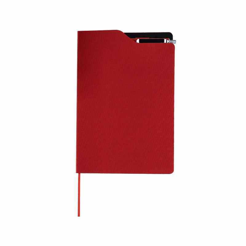 Block Notes da 80 pagine di colore crema a righe con penna - cod. MK21658