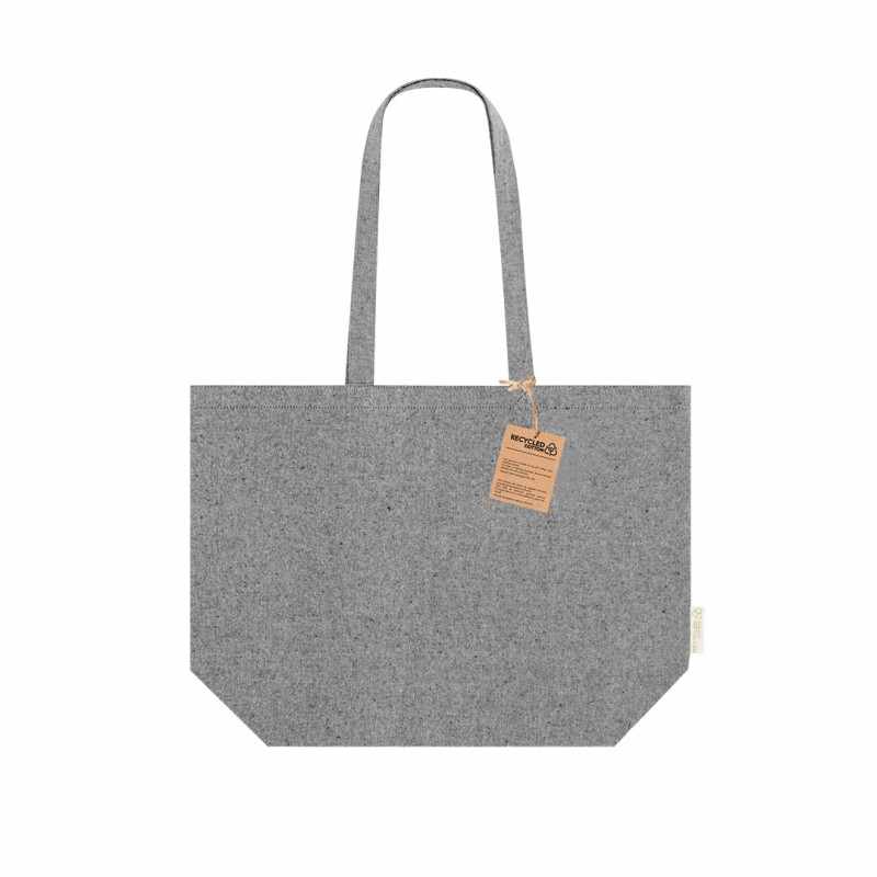 Borsa in cotone f.to 50x36x16 cm. con manici lunghi - cod. MK21649