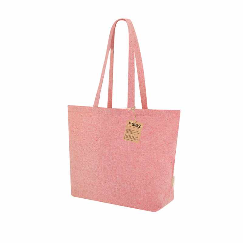Borsa in cotone f.to 50x36x16 cm. con manici lunghi - cod. MK21649