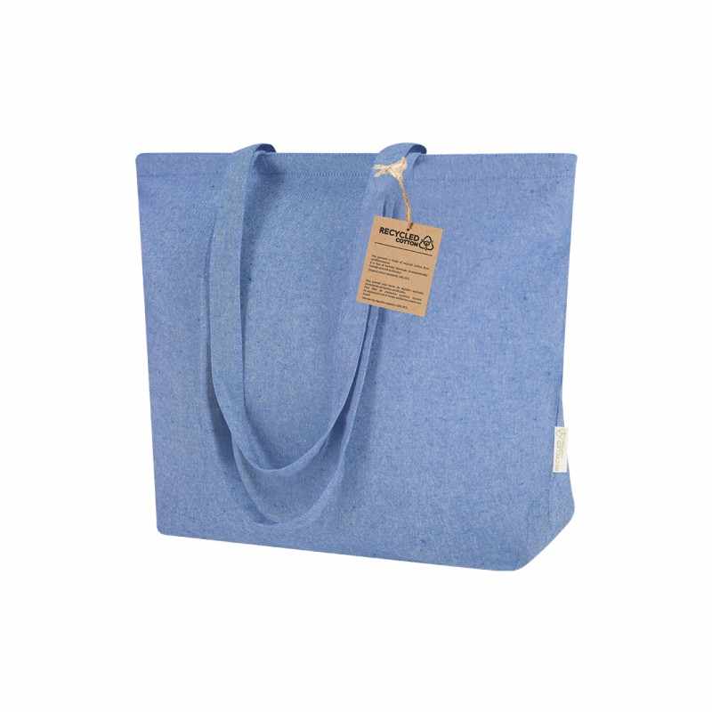 Borsa in cotone f.to 50x36x16 cm. con manici lunghi - cod. MK21649