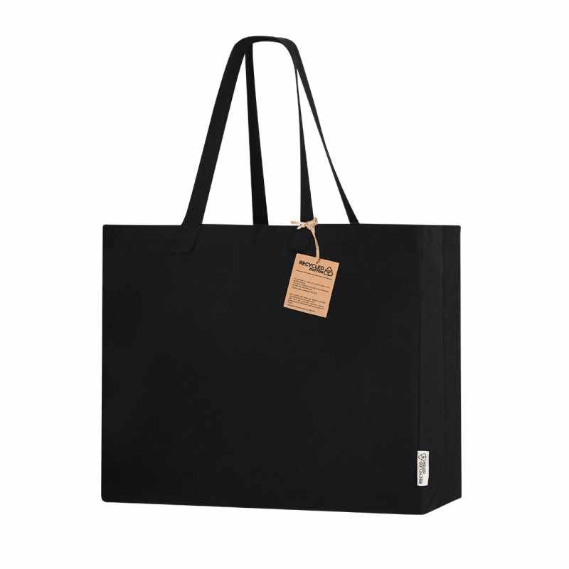 Shopping bags in cotone riciclato f.to 50x36x12 cm. - cod. MK21652