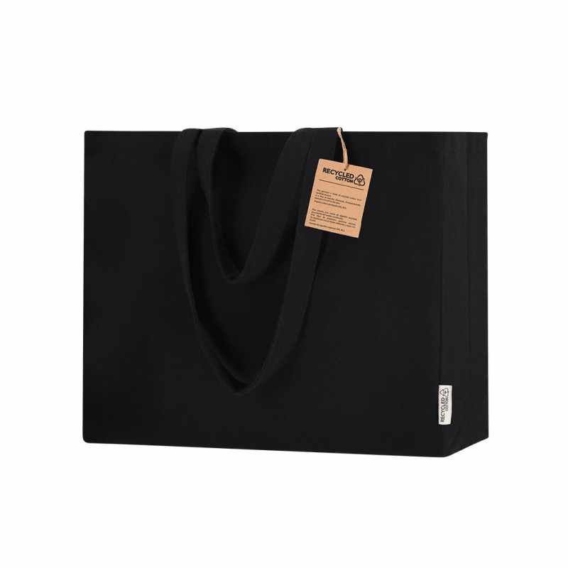 Shopping bags in cotone riciclato f.to 50x36x12 cm. - cod. MK21652