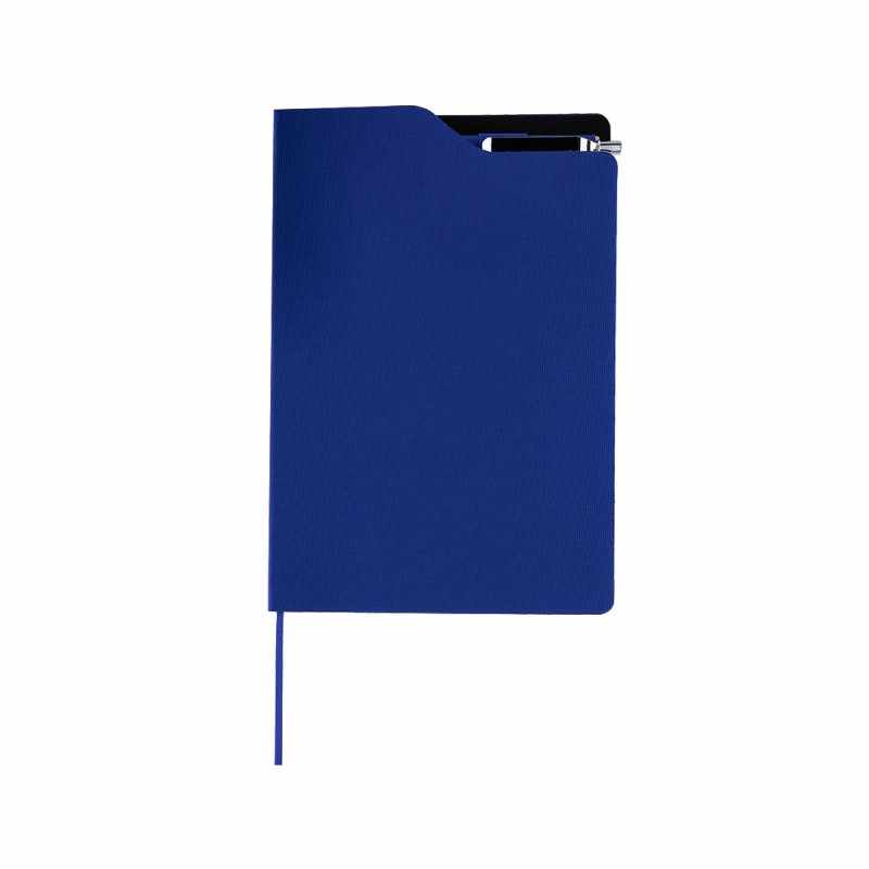 Block Notes da 80 pagine di colore crema a righe con penna - cod. MK21658