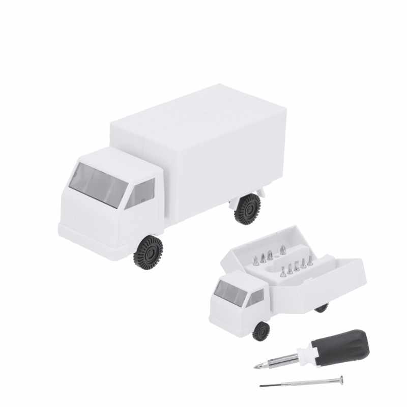 Set da 15 attrezzi con astuccio a forma di camion - cod. MK21682