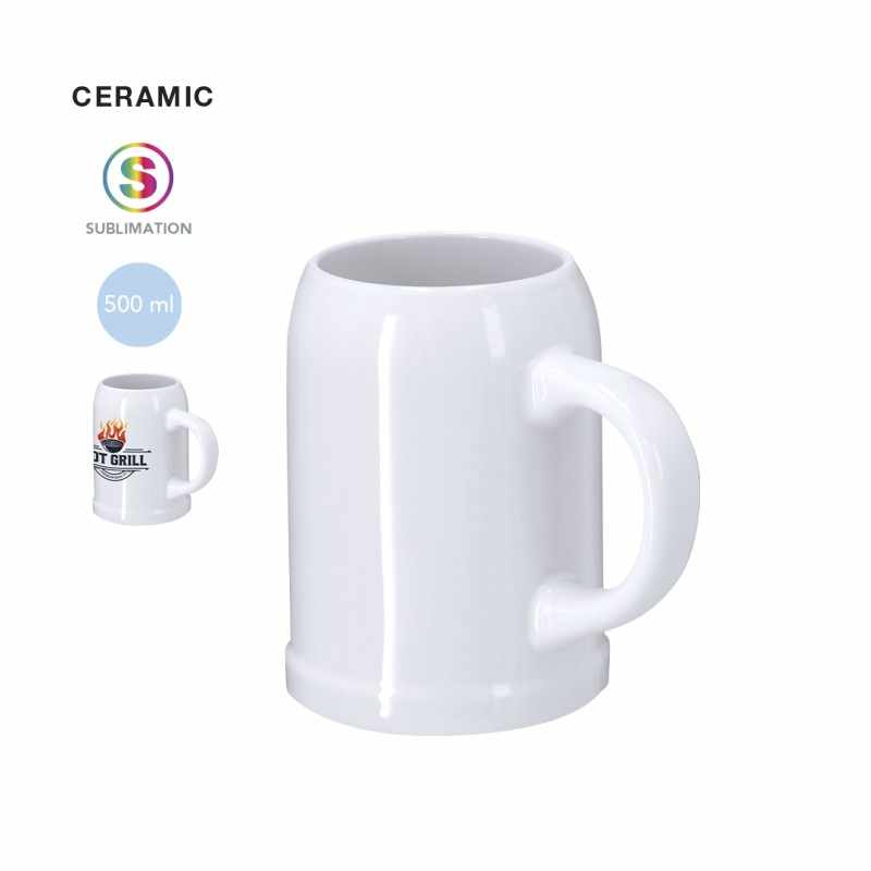 Caraffa in ceramica personalizzata da 500 ml. - cod. MK21710