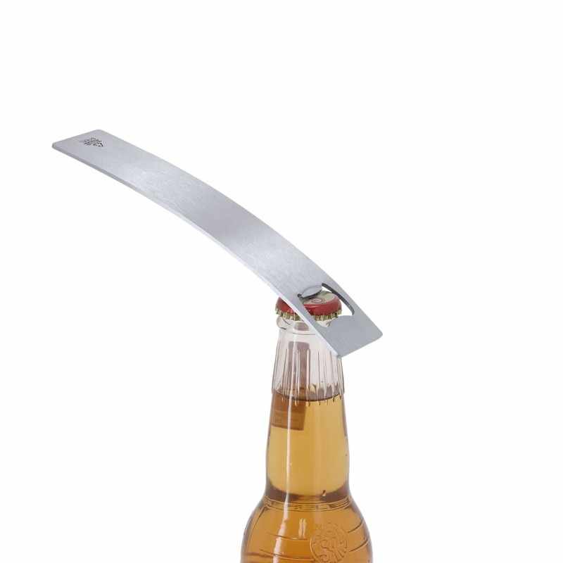 Apribottiglie in acciaio riciclato promozionale - cod. MK21727