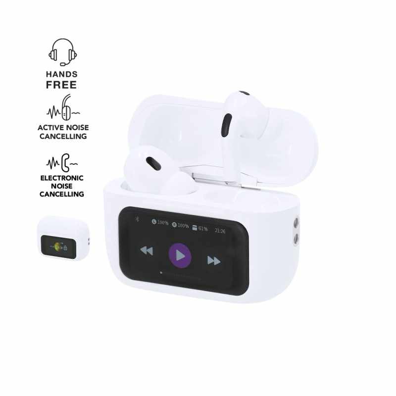 Auricolari intraaurali con schermo tattile - cod. MK21776