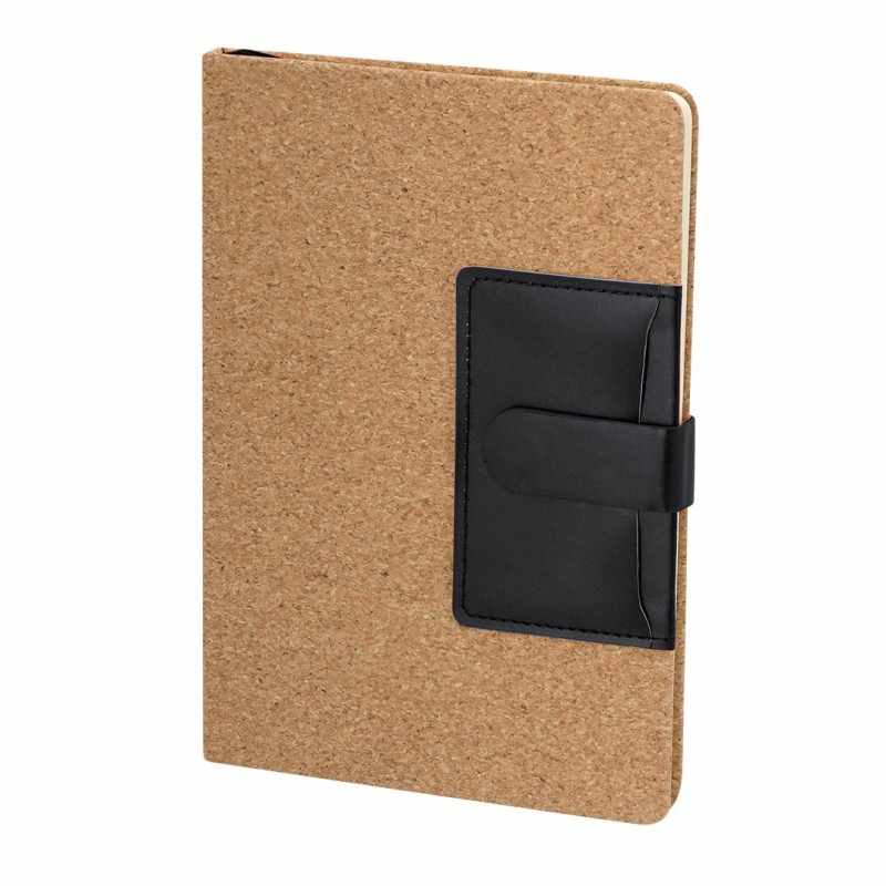 Block Notes in sughero da 80 pagine a righe - cod. MK21798