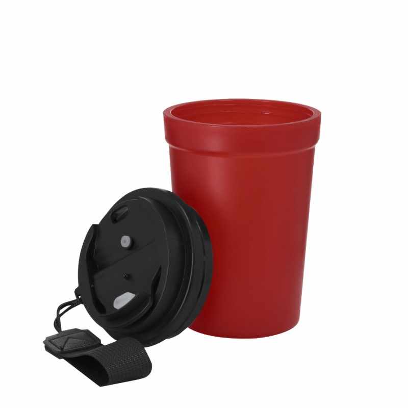 Bicchiere con maniglia di trasporto da personalizzare - cod. MK21779