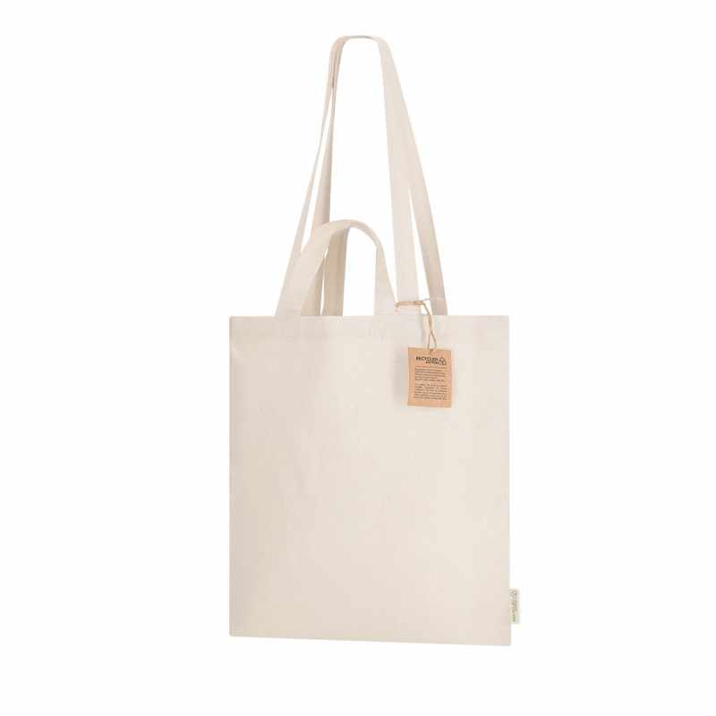 Borsa in cotone con doppio manico f.to 37x41 cm. - cod. MK21802