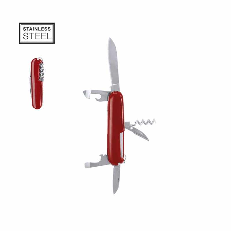 Coltellino multiuso con scritte promozionali - cod. MK21811
