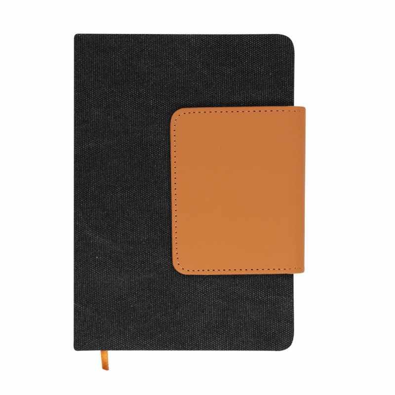 Block Notes A5 con segnalibro e portatessere - cod. MK21791