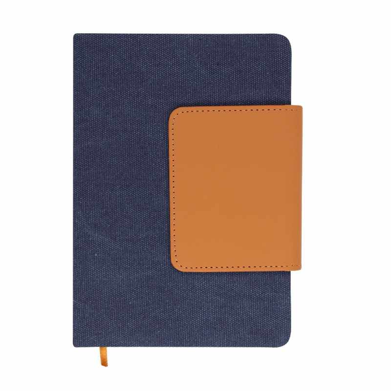 Block Notes A5 con segnalibro e portatessere - cod. MK21791