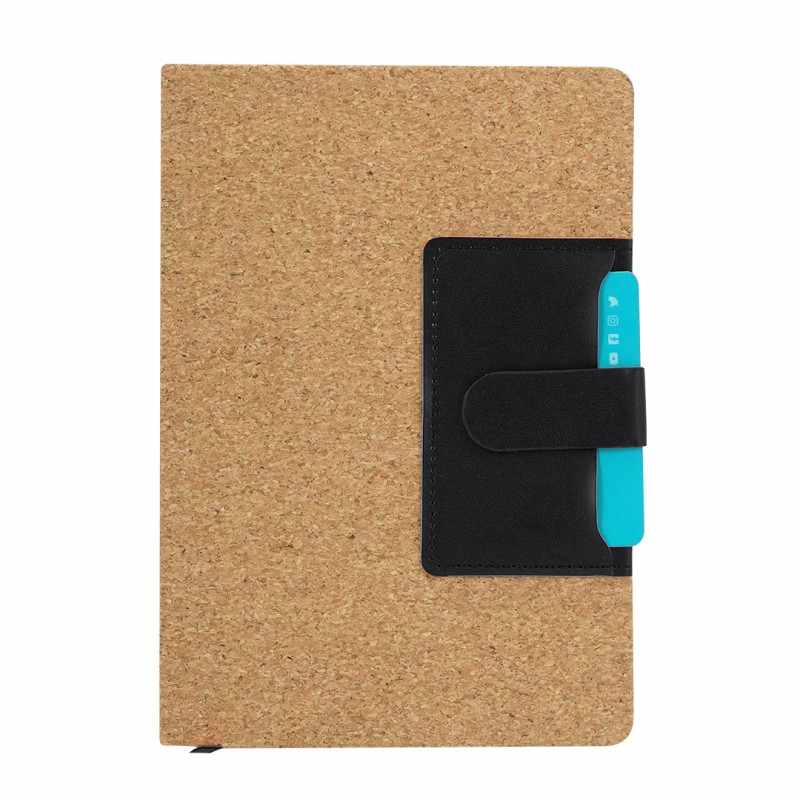 Block Notes in sughero da 80 pagine a righe - cod. MK21798