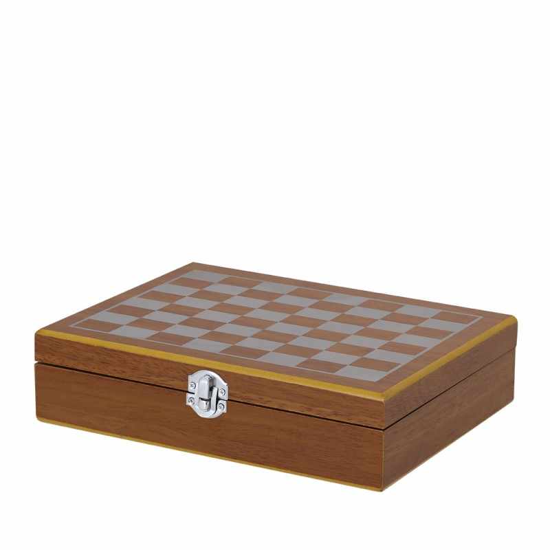 Scatola in legno con set liquori da personalizzare - cod. MK21846