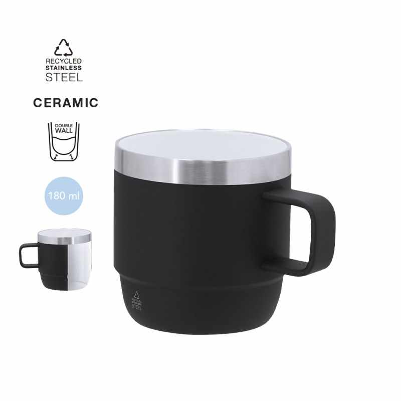 Tazza in acciaio da personalizzare - cod. MK21882