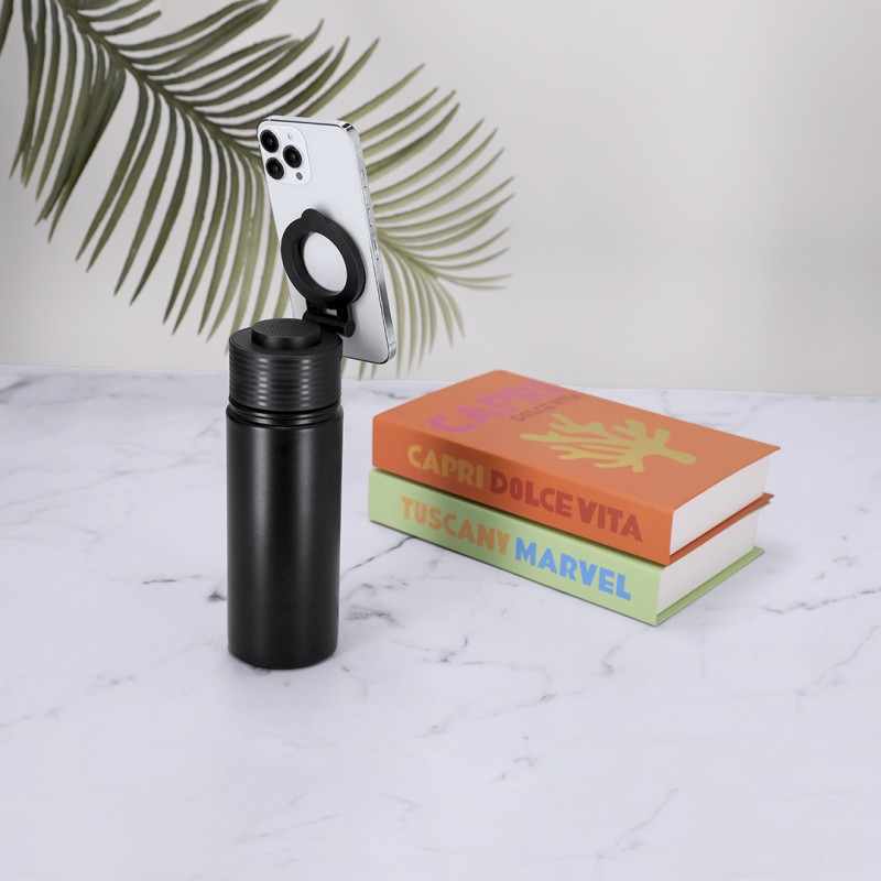 Borraccia con supporto per smartphone - cod. MK21889