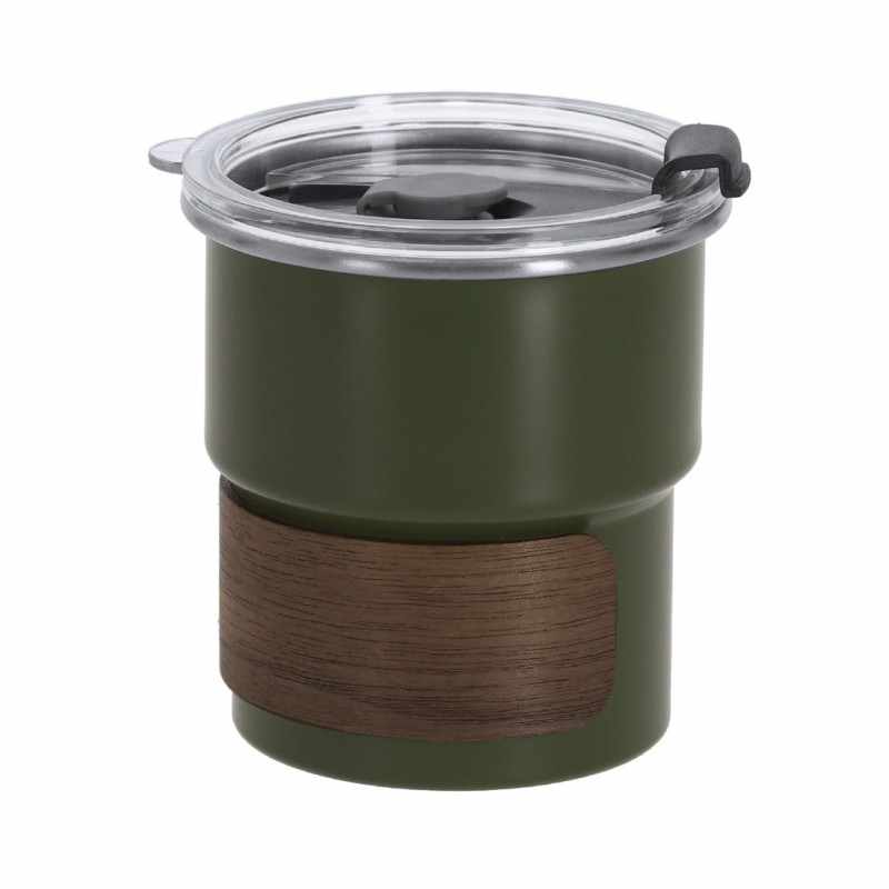 Bicchieri in legno e acciaio - cod. MK21902