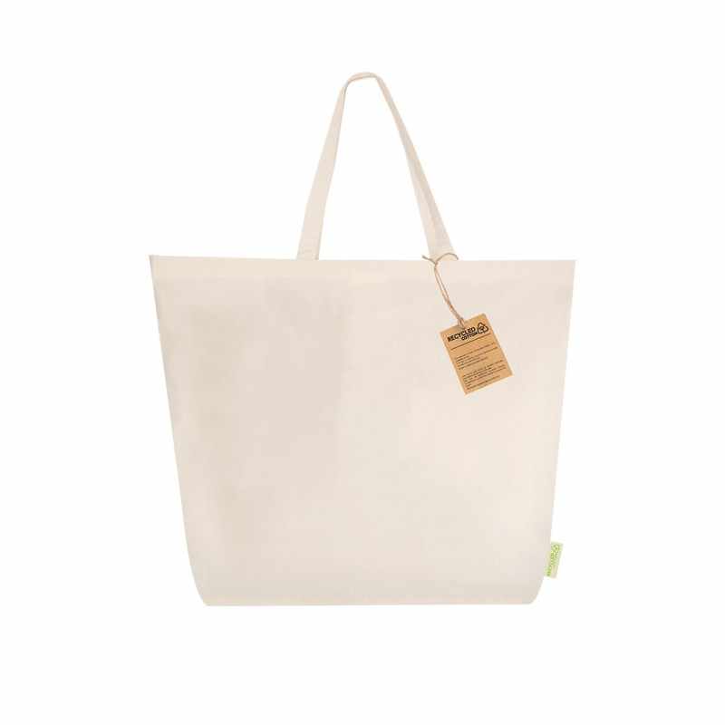 Shopping bags in cotone riciclato f.to 60x45x15cm. - cod. MK21944