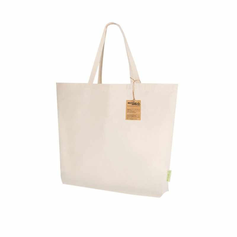 Shopping bags in cotone riciclato f.to 60x45x15cm. - cod. MK21944
