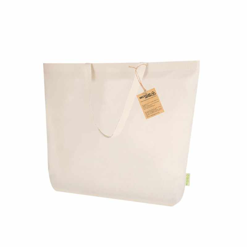 Shopping bags in cotone riciclato f.to 60x45x15cm. - cod. MK21944