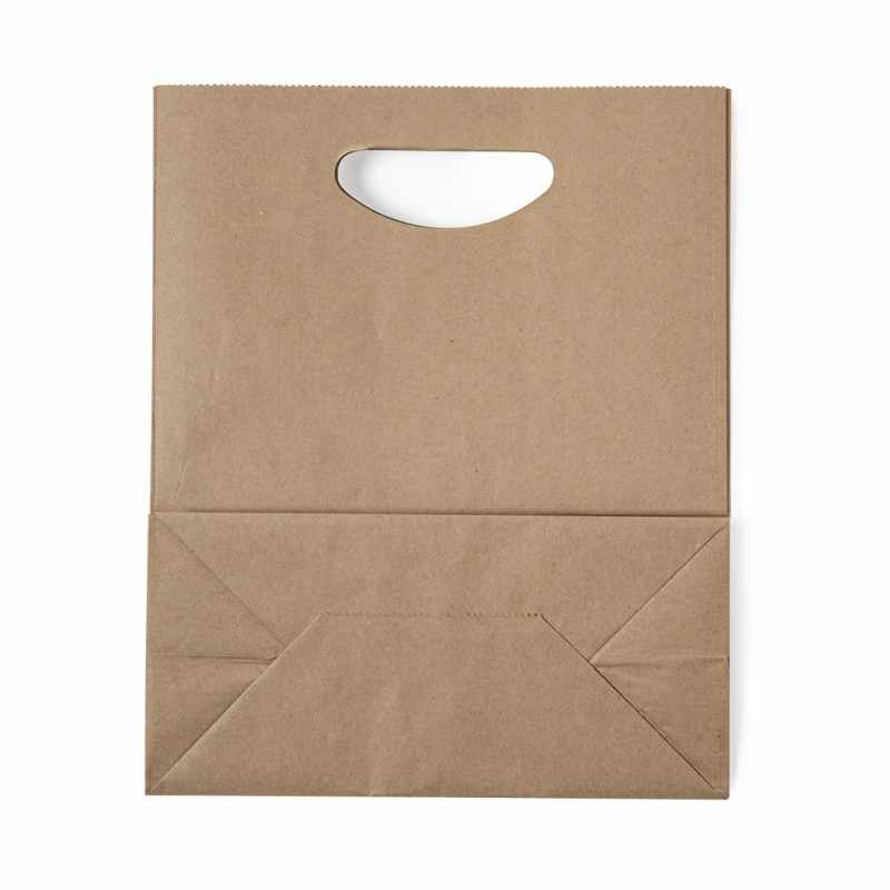 Shopper in carta riciclata personalizzate f.to 22x27x11cm. - cod. MK2628