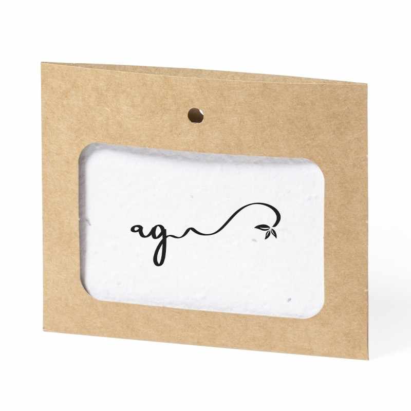 Portabadge di Semi con logo - cod. MK2643