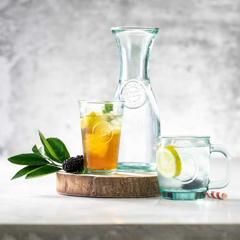 Tazze in vetro riciclato da 400 ml. - cod. MK2651