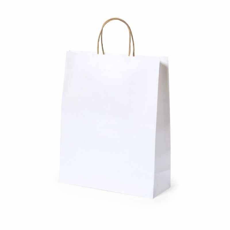 Borsa in carta con manici corti rinforzati f.to 25x31x11 cm.- cod. MK2719
