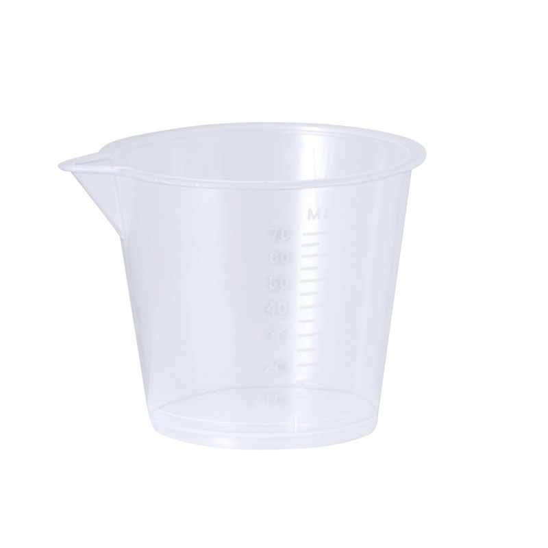 Bicchiere graduato economico con logo - cod. MK2744