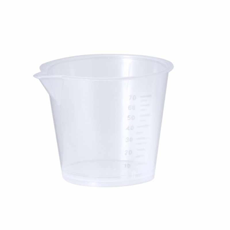 Bicchiere graduato economico con logo - cod. MK2744