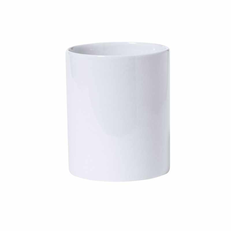 Tazza bianca da 370 ml. in ceramica - cod. MK3144