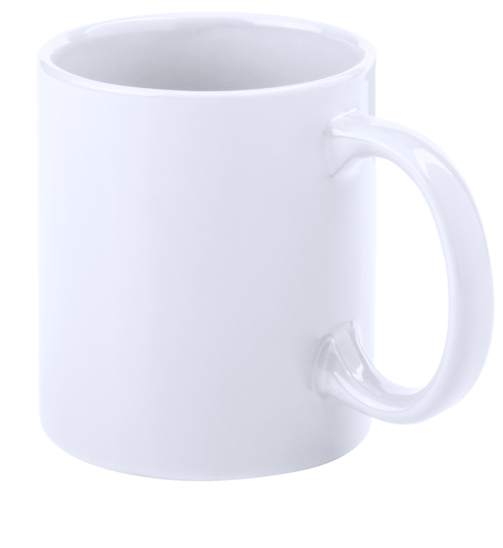 Tazza bianca da 370 ml. in ceramica - cod. MK3144