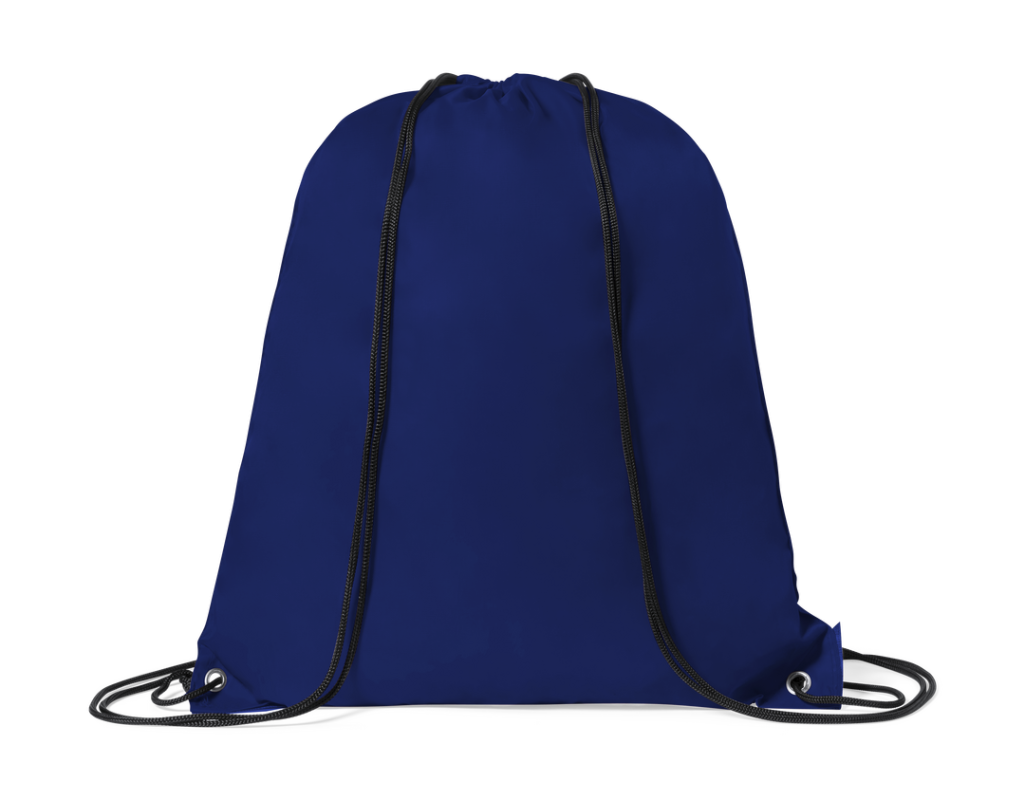 Zainetti con scritte promozionali f.to 34x42 cm. - cod. MK3164