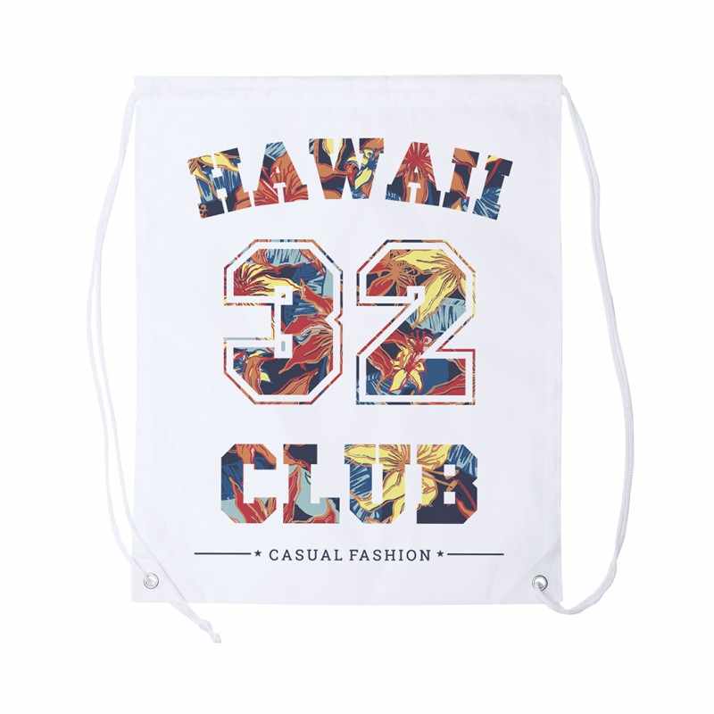 Zainetti con scritte promozionali f.to 34x42 cm. - cod. MK3164