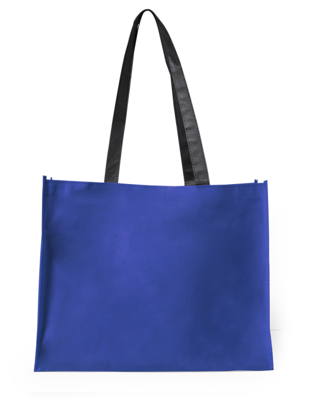 Borse in TNT con manici lunghi con scritte stampate f.to 40x32x11 cm. - cod. MK3209