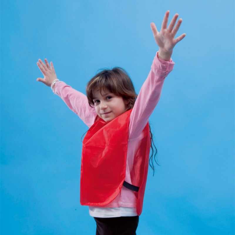 Pettorina sportiva per bambini in poliestere - cod. MK3317