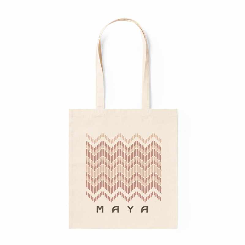 Borsa in cotone f.to 37x41 cm. con manici lunghi - cod. MK3322