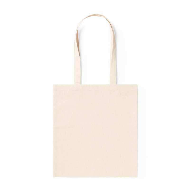 Borsa in cotone f.to 37x41 cm. con manici lunghi - cod. MK3322