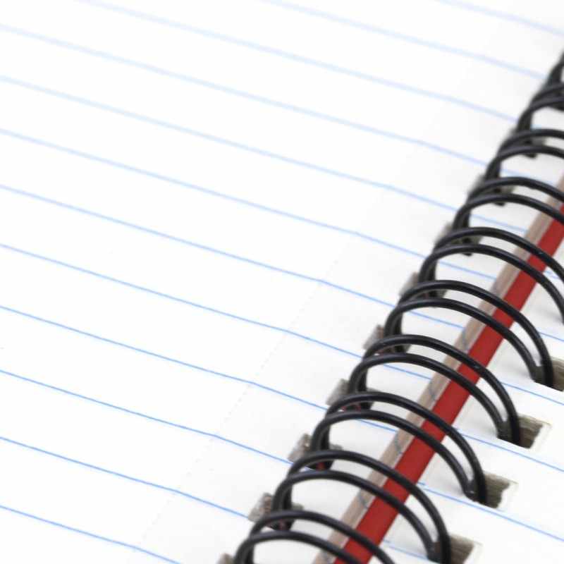 Taccuino ad anelli da personalizzare con scritte - cod. MK3389